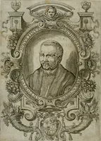 An illustration from Discorsi del S. Don Antonio Agostini sopra le medaglie et altre anticaglie divisi in XI dialoghi : tradotti dalla lingua spagnuola nell'italiana con l'aggiunta di molti ritratti di belle, et rare medaglie .. (1592)