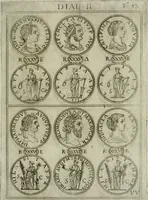 Picture 53 of 148 from Discorsi del S. Don Antonio Agostini sopra le medaglie et altre anticaglie divisi in XI dialoghi : tradotti dalla lingua spagnuola nell'italiana con l'aggiunta di molti ritratti di belle, et rare medaglie .. (1592), leaf 50