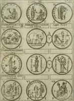 An illustration from Discorsi del S. Don Antonio Agostini sopra le medaglie et altre anticaglie divisi in XI dialoghi : tradotti dalla lingua spagnuola nell'italiana con l'aggiunta di molti ritratti di belle, et rare medaglie .. (1592)