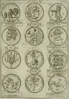 An illustration from Discorsi del S. Don Antonio Agostini sopra le medaglie et altre anticaglie divisi in XI dialoghi : tradotti dalla lingua spagnuola nell'italiana con l'aggiunta di molti ritratti di belle, et rare medaglie .. (1592)