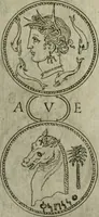Picture 107 of 148 from Discorsi del S. Don Antonio Agostini sopra le medaglie et altre anticaglie divisi in XI dialoghi : tradotti dalla lingua spagnuola nell'italiana con l'aggiunta di molti ritratti di belle, et rare medaglie .. (1592), leaf 68