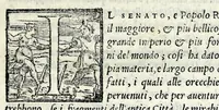 An illustration from Discorsi di M. Enea Vico parmigiano, sopra le medaglie de gli antichi : divisi in dve libri : ove si dimostrano notabili errori di scrittori antichi e moderni, intorno alle historie romane : con due tauole, l'una de' capitoli, l'altra delle cose piu notabili (1558)