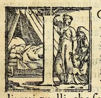 An illustration from Discorsi di monsignore don Vincenzio Borghini. Recati à luce da'deputati per suo testamento. Con la tavola delle cose piv notabili (1584)