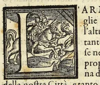 An illustration from Discorsi di monsignore don Vincenzio Borghini. Recati à luce da'deputati per suo testamento. Con la tavola delle cose piv notabili (1584)