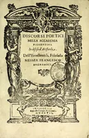 An illustration from Discorsi poetici nella Accademia fiorentina in difesa d'Aristotile (1597)