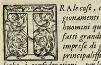 An illustration from Discorsi politici di Paolo Paruta : nei quali si considerano diversi fatti illustri e memorabili di principi e di republiche antiche e moderne : aggiontovi nel fine un suo soliloquio nelquale l'auttore fa un breve essame di tutto il corso della sua vita (1599)