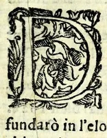 Picture 2 of 5 from Discorso della lingva bolognese : in questa terza impressione arrichito di molte curiosità vtili à signori forastieri : doue si dilucidano intelligenza dell'idioma, academici ritroui, attinenze del studio, vsanze della città, commerzio del trafico, nouelle morali, onoranze di virtuosi, esercizi bellici, trattenimenti popolari, faceti discorsi, cianciumi donneschi, prouerbi dichiarati : bizarro capriccio (1630), leaf 15