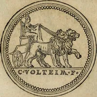 An illustration from Discorso della religione antica de Romani, insieme vn'altro Discorso della castrametatione, et disciplina militare, bagni, & essercitij antichi di detti Romani; (1569)