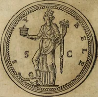 An illustration from Discorso della religione antica de Romani, insieme vn'altro Discorso della castrametatione, et disciplina militare, bagni, & essercitij antichi di detti Romani; (1569)