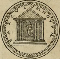 An illustration from Discorso della religione antica de Romani, insieme vn'altro Discorso della castrametatione, et disciplina militare, bagni, & essercitij antichi di detti Romani; (1569)