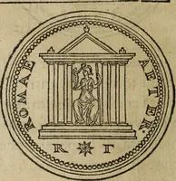 An illustration from Discorso della religione antica de Romani, insieme vn'altro Discorso della castrametatione, et disciplina militare, bagni, & essercitij antichi di detti Romani; (1569)