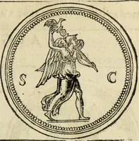 An illustration from Discorso della religione antica de Romani, insieme vn'altro Discorso della castrametatione, et disciplina militare, bagni, & essercitij antichi di detti Romani; (1569)