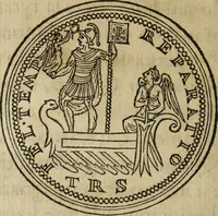 An illustration from Discorso della religione antica de Romani, insieme vn'altro Discorso della castrametatione, et disciplina militare, bagni, & essercitij antichi di detti Romani; (1569)