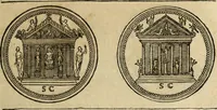 An illustration from Discorso della religione antica de Romani, insieme vn'altro Discorso della castrametatione, et disciplina militare, bagni, & essercitij antichi di detti Romani; (1569)