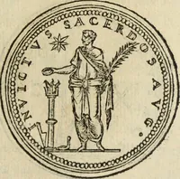 An illustration from Discorso della religione antica de Romani, insieme vn'altro Discorso della castrametatione, et disciplina militare, bagni, & essercitij antichi di detti Romani; (1569)