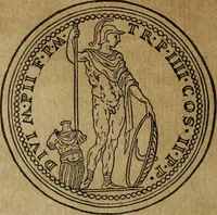 An illustration from Discorso della religione antica de Romani, insieme vn'altro Discorso della castrametatione, et disciplina militare, bagni, & essercitij antichi di detti Romani; (1569)