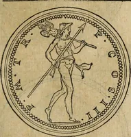 An illustration from Discorso della religione antica de Romani, insieme vn'altro Discorso della castrametatione, et disciplina militare, bagni, & essercitij antichi di detti Romani; (1569)
