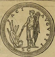 An illustration from Discorso della religione antica de Romani, insieme vn'altro Discorso della castrametatione, et disciplina militare, bagni, & essercitij antichi di detti Romani; (1569)