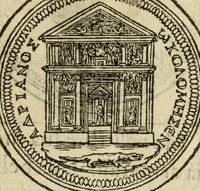 Picture 339 of 481 from Discorso della religione antica de Romani, insieme vn'altro Discorso della castrametatione, et disciplina militare, bagni, & essercitij antichi di detti Romani; (1569), leaf 214