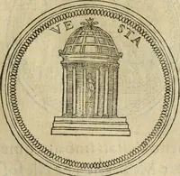 An illustration from Discorso della religione antica de Romani, insieme vn'altro Discorso della castrametatione, et disciplina militare, bagni, & essercitij antichi di detti Romani; (1569)