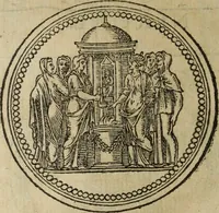 An illustration from Discorso della religione antica de Romani, insieme vn'altro Discorso della castrametatione, et disciplina militare, bagni, & essercitij antichi di detti Romani; (1569)