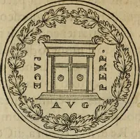 An illustration from Discorso della religione antica de Romani, insieme vn'altro Discorso della castrametatione, et disciplina militare, bagni, & essercitij antichi di detti Romani; (1569)