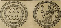 An illustration from Discorso della religione antica de Romani, insieme vn'altro Discorso della castrametatione, et disciplina militare, bagni, & essercitij antichi di detti Romani; (1569)