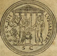 Picture 391 of 481 from Discorso della religione antica de Romani, insieme vn'altro Discorso della castrametatione, et disciplina militare, bagni, & essercitij antichi di detti Romani; (1569), leaf 258