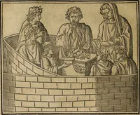 An illustration from Discorso della religione antica de Romani, insieme vn'altro Discorso della castrametatione, et disciplina militare, bagni, & essercitij antichi di detti Romani; (1569)