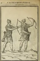 An illustration from Discorso della religione antica de Romani, insieme vn'altro Discorso della castrametatione, et disciplina militare, bagni, & essercitij antichi di detti Romani; (1569)