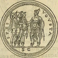 Picture 39 of 481 from Discorso della religione antica de Romani, insieme vn'altro Discorso della castrametatione, et disciplina militare, bagni, & essercitij antichi di detti Romani; (1569), leaf 36