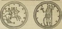 An illustration from Discorso della religione antica de Romani, insieme vn'altro Discorso della castrametatione, et disciplina militare, bagni, & essercitij antichi di detti Romani; (1569)
