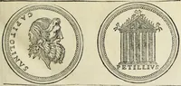 An illustration from Discorso della religione antica de Romani, insieme vn'altro Discorso della castrametatione, et disciplina militare, bagni, & essercitij antichi di detti Romani; (1569)