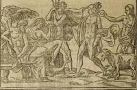 An illustration from Discorso della religione antica de Romani, insieme vn'altro Discorso della castrametatione, et disciplina militare, bagni, & essercitij antichi di detti Romani; (1569)