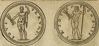 An illustration from Discorso della religione antica de Romani, insieme vn'altro Discorso della castrametatione, et disciplina militare, bagni, & essercitij antichi di detti Romani; (1569)