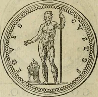 An illustration from Discorso della religione antica de Romani, insieme vn'altro Discorso della castrametatione, et disciplina militare, bagni, & essercitij antichi di detti Romani; (1569)