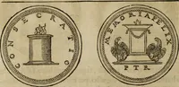 An illustration from Discorso della religione antica de Romani, insieme vn'altro Discorso della castrametatione, et disciplina militare, bagni, & essercitij antichi di detti Romani; (1569)