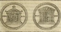 Picture 124 of 481 from Discorso della religione antica de Romani, insieme vn'altro Discorso della castrametatione, et disciplina militare, bagni, & essercitij antichi di detti Romani; (1569), leaf 86