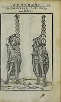 An illustration from Discorso del S. Gvglielmo Chovl ... sopra la castrametatione & bagni antichi de i Greci & Romani (1559)
