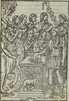 An illustration from Discorso del S. Gvglielmo Chovl ... sopra la castrametatione & bagni antichi de i Greci & Romani (1559)