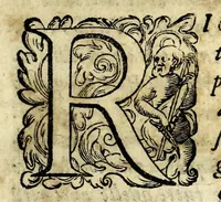 An illustration from Discorso di Agostino Michele, in cui contra l'opinione di tutti più illustri scrittori dell'arte poetica chiaramente si dimostra : come si possono scriuere con molta lode le comedie, e le tragedie in prosa : et di molti altri precetti di cotal arte assai copiosamente si ragiona (1592)