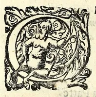 An illustration from Discorso di Agostino Michele, in cui contra l'opinione di tutti più illustri scrittori dell'arte poetica chiaramente si dimostra : come si possono scriuere con molta lode le comedie, e le tragedie in prosa : et di molti altri precetti di cotal arte assai copiosamente si ragiona (1592)