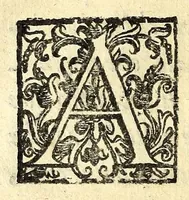 An illustration from Discorso di Agostino Michele, in cui contra l'opinione di tutti più illustri scrittori dell'arte poetica chiaramente si dimostra : come si possono scriuere con molta lode le comedie, e le tragedie in prosa : et di molti altri precetti di cotal arte assai copiosamente si ragiona (1592)