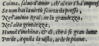 An illustration from Discorso di Girolamo Catena, fatto nell'Academia de gl'illustrissimi affidati, sopra la traduttione delle scienze, & d'altre facultà (1581)