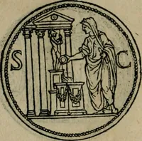 An illustration from Discorso di m. Sebastiano Erizzo, sopra le medaglie antiche : con la particolar dichiaratione di molti riuersi (1559)