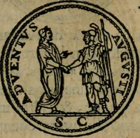 Picture 104 of 244 from Discorso di m. Sebastiano Erizzo, sopra le medaglie antiche : con la particolar dichiaratione di molti riuersi (1559), leaf 279