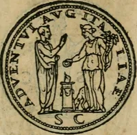 An illustration from Discorso di m. Sebastiano Erizzo, sopra le medaglie antiche : con la particolar dichiaratione di molti riuersi (1559)