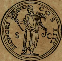 Picture 128 of 244 from Discorso di m. Sebastiano Erizzo, sopra le medaglie antiche : con la particolar dichiaratione di molti riuersi (1559), leaf 315