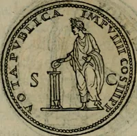 An illustration from Discorso di m. Sebastiano Erizzo, sopra le medaglie antiche : con la particolar dichiaratione di molti riuersi (1559)