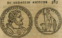 An illustration from Discorso di m. Sebastiano Erizzo, sopra le medaglie antiche : con la particolar dichiaratione di molti riuersi (1559)